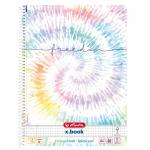Herlitz Spiralblock A4 80 Blatt Lineatur New Batik Freedom