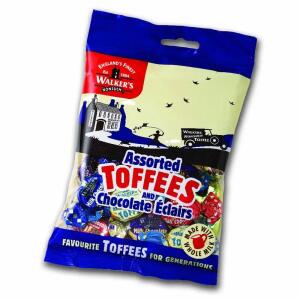 Toffees und Eclair Mix  150g, Walkers Toffees