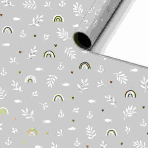 Geschenkpapier 70cmx1,5m  Seasta hellblau