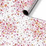 Geschenkpapier 70cmx1,5m  Celia rot