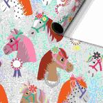 Geschenkpapier 70cmx1,5m  Bonny rosa
