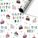 Geschenkpapier 70cmx1,5m  Adriana weiss