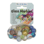 OOTB Glas-Murmeln mehrfarbig sortiert