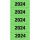 HERMA Jahresschild 60 x 26 mm (B x H) 2024 grün 100 St./Pack.