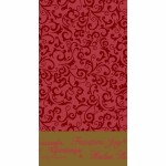 Tischdecke WH Red&Gold  120x180cm FSC-Mix, Paper +...