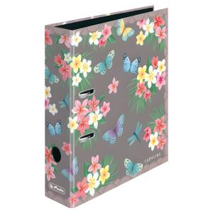 Ordner maX.file A4 Ladylike Butterf Innenspiegel sw Rückenbreite 8 cm