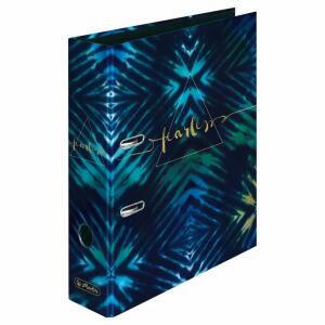 Herlitz Ordner maX.file A4 New Batik Fearle Innenspiegel sw Rückenbreite 8 cm