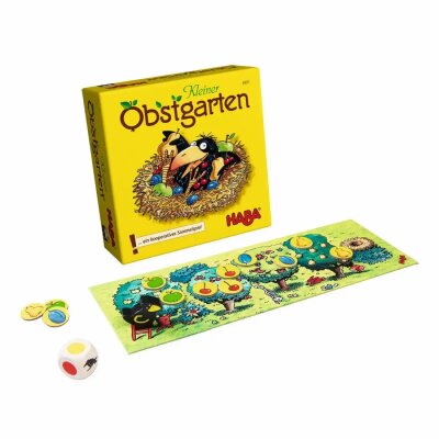 Legespiel Kleiner  Obstgarten, für 1 bis 4 Spieler, Spieldauer 5 bis 10min, ab 3 Jahren,, HABA