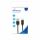 Ladekabel USB 3.0 und  USB Type-C 1,8m schwarz, MediaRange