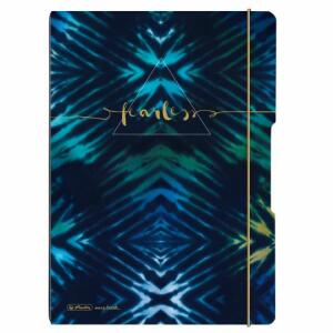 Herlitz Notizheft flex PP A4 2x40lin+kar New Batik Fearless, my.book