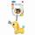 Kinderwagenanhänger  Welpe bunt, Rassel, BPA, Phythalates, PVC frei,