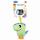 Kinderwagenanhänger  Dino bunt, Rassel, BPA, Phythalates, PVC frei,