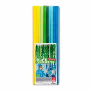 Werola Feinkrepppapier 50x200cm, 10 L Dekomaritim sort mit Vorschlag