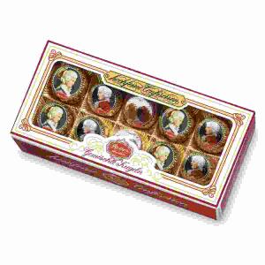 Reber gemischte Kugel  200g, 4x Constanze Mozart-Kugeln, 4x Mozart-Kugel,, sowie 2 Trüffel-Kugeln,, Reber