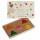 Wachsmal Kreativ-Set  Blumenwiese, 5 Wachsmalfarben in Dreieckform, 5 Schablonenmotive