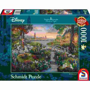 Puzzle Disney 101  Dalmatiner 1000 Teile, Thomas Kinkade,, Schmidt Spiele
