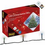 Idena LED-Lichterkette  80er bunt,f.Außen u.Innen,...