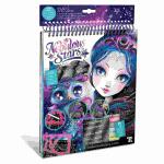 Kreatives Skizzenbuch  Nebulous Stars, mit 80 Schablonen,...