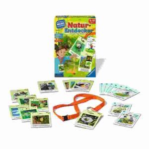 Ravensburger Kinderspiel  Natur-Entdecker, das kooperative Outdoor-Lernspiel für 1 bis 6 Spieler, ab 6, Jahren,, Ravensburger