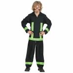 Kinderkostüm Feuerwehr  Set Gr.104, Jacke und Hose,...