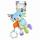 Sensory Friend Katze  Atka Arctic bunt, mit Spiegel zur visuellen Simulation, BPA, Phythalates,, PVC frei,