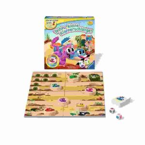 Kinderspiel Tempo, kleine  Klapperschlange, Serie "Meine ersten Spiele", für 2 bis 4 Spieler,, Spieldauer 10 bis 15 Minuten, ab 4 Jahren,, Ravensburger