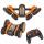Carrera RC Supercross  2,4GHz, Differenzial Steuerung, 360° FLIP Funktion, LED-Lichter,, Controller, USB-Schnellladekabel, 3,7 V-500 mAh Li-Ion Akku,, max. 6km/h, Fahrtzeit 15min, ab 6 Jahren