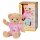 BABY born Plüsch Bär 36cm  pink, Kuschelbär mit beweglichen Armen und Beinen, inklusive, Stickerbogen und Album, ab 24 Monaten,, Zapf