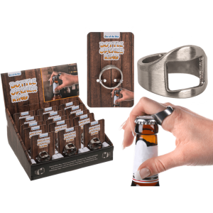OOTB Metall-Flaschenöffner Fingerring