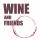 Servietten 24x24cm  Wine and friends FSC-Mix, 20 Stück,, Paper+Design
