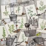 Servietten 33x33cm  Green House FSC-Mix