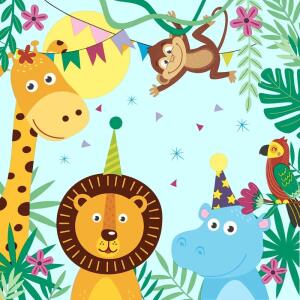 Motivserviette 33x33cm Kind PAPER+DESIGN 201878  3lag