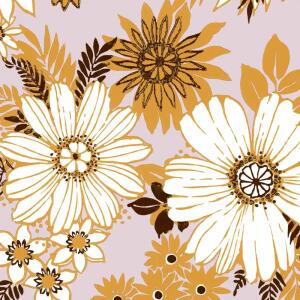 Servietten 33x33cm  Retro Florals FSC-Mix, 20 Stück,, Paper+Design