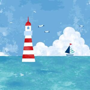 Servietten 33x33cm  Seas the Day FSC-Mix, 20 Stück,, Paper+Design