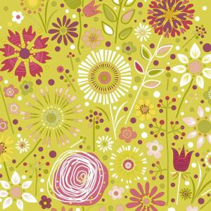 Servietten 33x33cm  Flower Field FSC-Mix, 20 Stück,, Paper+Design