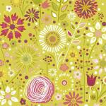 Servietten 33x33cm  Flower Field FSC-Mix, 20 Stück,,...