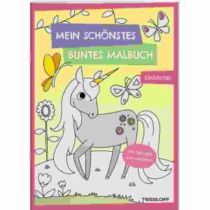 Malbuch Einhörner