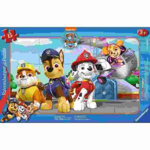Rahmenpuzzle 15 Teile  PAW PATROL, Vier mutige Retter, ab 3 Jahren,, Ravensburger