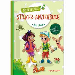 Sticker Anziehbuch  Im Wald