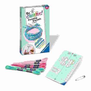 Bastelset Be Creative!  Friendship Bracelets, für das basteln von 6 Freundschaftsbändern, ab 8 Jahren,, Ravensburger