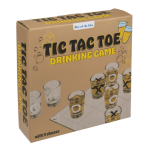 OOTB Glas-Trinkspiel Tic Tac Toe mit 9 Gläsern