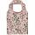 Shopper Rose Ornament  40x66cm, aus recyceltem PET, mit integrierter Hülle,, platzsparend zusammenfaltbar 12x12cm,, moses