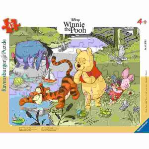 Rahmenpuzzle 47 Teile  Winnie Puh, Natur entdecken, ab 4 Jahren,, Ravensburger