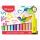 Textmarker FLUO PEPS 12er  1-5 mm Strichstärke, lichtresistente Tinte, inkjet-geeignet,, geruchsarm und wischfest, schnell trocknende Farbe,, Maped