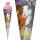 Motiv-Schultüte Blumenpferde 70cm rund Filzverschluss