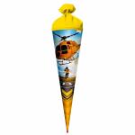 Motiv-Schultüte Helikopter 70cm rund Filzverschluss