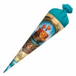 Motiv-Schultüte Piratenschiff 70cm rund Filzverschluss