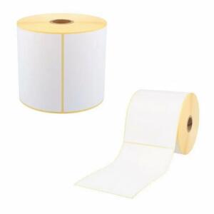 Versandetiketten 500er  100x150mm thermodirekt, Thermodirekt-Etiketten 70g weiß, unbeschichtet, 1-bahnig,, Drucken ohne Farbband oder Kartusche,, Rollenbreite 103 mm, Rollendurchmesser 123 mm,, Rollenkern 25,4 mm, Etikettengröße 100 x 150 mm,, Rollenlänge