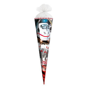 Motiv-Schultüte Schnellzug 85cm eckig Tüllverschluss