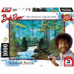 Puzzle Bob Ross Brücke  1000 Teile, Schmidt Spiele